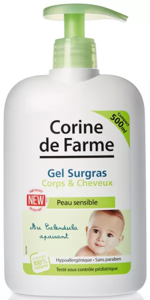 Gel lavant surgras 500ml - CORINE DE FARME