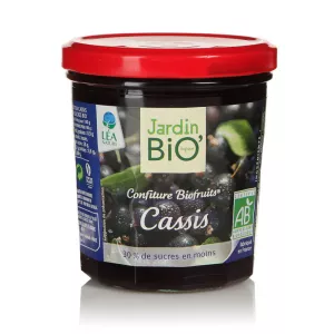 Confiture de cassis BIO 320g - JARDIN BIO
