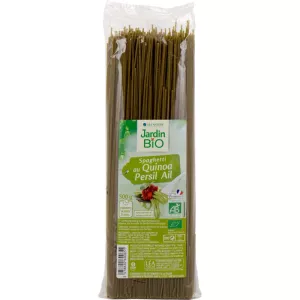 Spaghetti with quinoa, parsley and Bio 500g - JARDIN Bio