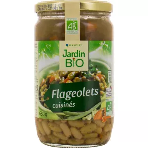 Flageolets nấu chín hữu cơ 680g - JARDIN Bio