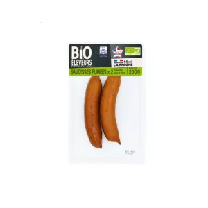 Saucisses Fumees Bio Bc 200g