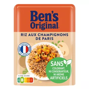 पेरिस 220g मशरूम के साथ माइक्रोवेव चावल एक्सप्रेस - Ben's Original