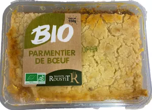 Parmentier de carne orgânica 550g