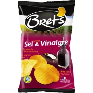 Чипсы соль и уксус, 125 г - BRET'S