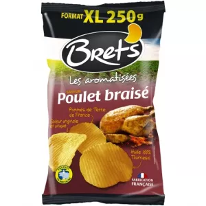 风味脆片红烧鸡味, 250g - BRET'S