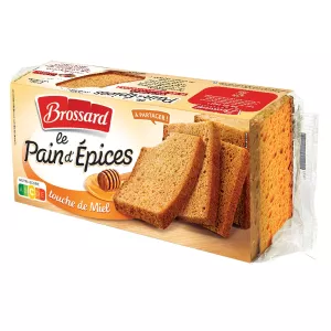 Pão de Mel e Gengibre 350g - Brossard