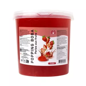 पॉपिंग बोबा स्ट्रॉबेरी 3.2 किग्रा - O's Bubble