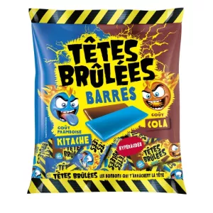 قطع حلوى بنكهة التوت/الكولا 200 جرام - TÊTES BRÛLÉES