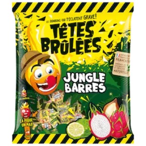Bonbons jungle barres 150g - TETES BRULEES