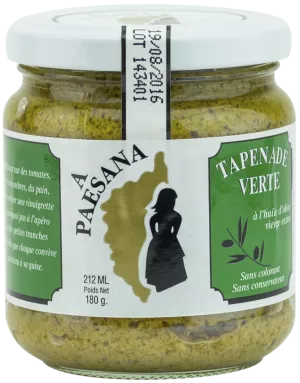 Sốt ô liu xanh, 180g - A PAESANA