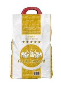 Brisure De Riz Thiep Cassé 3 Fois Thailande 5kg - Family Elephant
