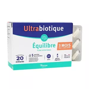 ULTRABIOTIQUE EQUILIBRE OFFRE PROMO 3 MOIS 90 Gélules - HAVEA