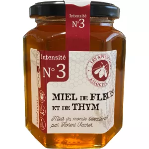 Miel de fleurs et thym 375g - APICULTEURS ASSOCIES