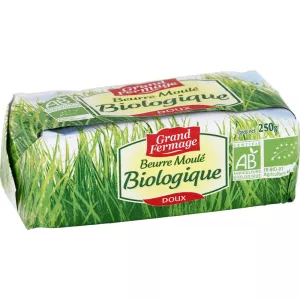 Manteiga moldada orgânica 250g - GRAND FERMAGE