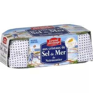 Manteiga semi-salgada Noirmoutier 250g - GRAND FERMAGE