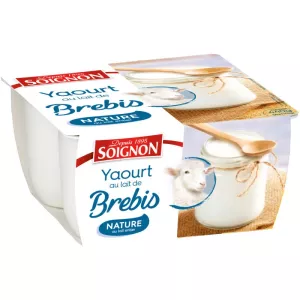 Iogurte De Brebis Nature 4x110g - Soignon