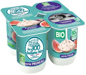 Yogur ecológico de higos y ciruelas - LES 300 & BIO