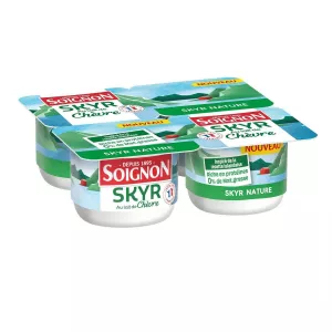 4x100g Asili ya mbuzi Skyr - SOIGNON