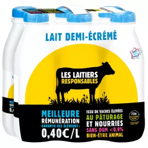 Gdlait 1/2 Ecr.lait.res.6x1l