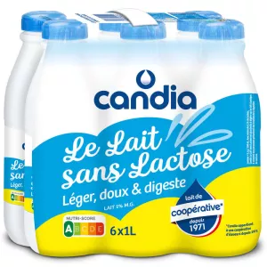 6x1l Candia Sans Lactose 1 mg - CANDIA