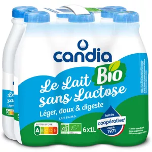 Latte Bio Senza Lattosio 6x1l - CANDIA