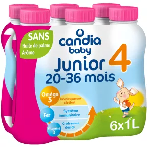 20か月6x1Lからの液体の赤ちゃんミルク - CANDIA BABY