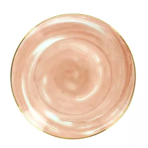 Assiette Dessert Diam20cm Rose