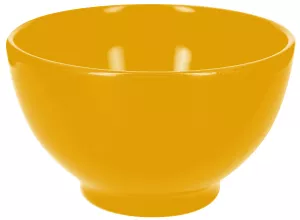 Bol Diam14cm Jaune En Faience