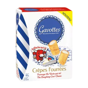 Crêpes fourrées fromage la vache qui rit - GAVOTTES