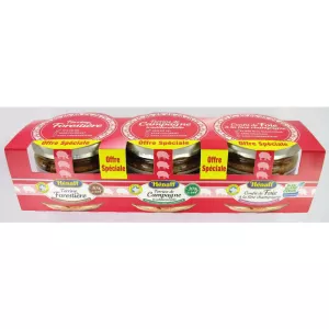 Лесные террины Countryside с конфи из печени 3х180г - HENAFF