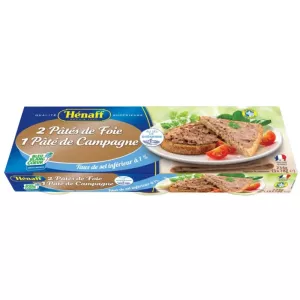 Pate Foie/campa.henaff 3x78g