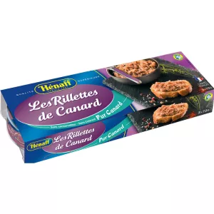 Les Rillettes de Canard; 3x72g - HENAFF