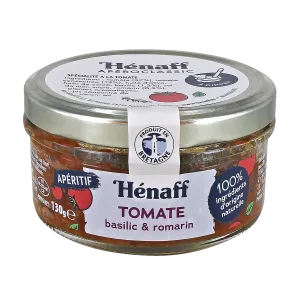 Tartinab le Tomate, Basilic et Romarin, 130g - HENAFF