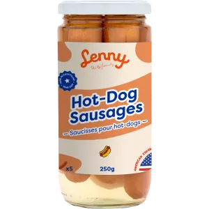 5 Saucisses moto-mbwa, 250g - Lenny