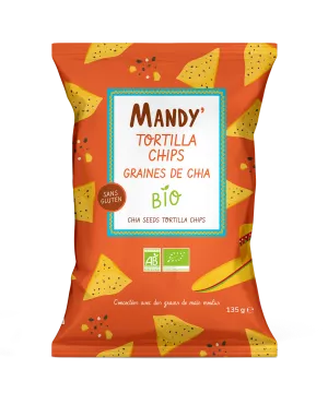 Tortillachips Bio-Chiasamen 135 g - MANDY'