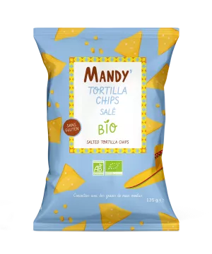 Tortilla Chips Sal Bio 135 G - MANDY'