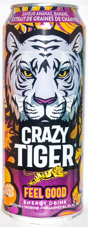 Sentirsi bene bevanda energetica da 50 cl - CRAZY TIGER