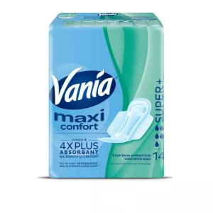 Pensos Higiénicos com Abas Super+ Maxi Conforto x14 - VANIA