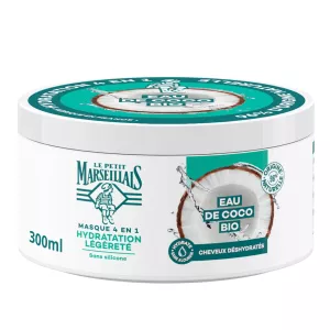 Mặt nạ dưỡng tóc dừa Hydration Lightness, Organic Dehydrated Hair 300ml - Le Petit Marseillais