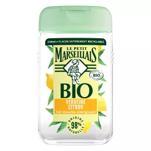 エナジャイジング レモン バーベナ シャワージェル、オーガニック 250ml - Le Petit Marseillais