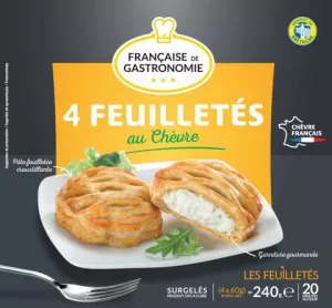 فطائر جبنة الماعز 4 × 60 جرام - FRANÇAISE DE GASTRONOMIE
