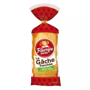 Gâche Fatiado com Manteiga e Creme, 500g - LA FOURNÉE DORÉE