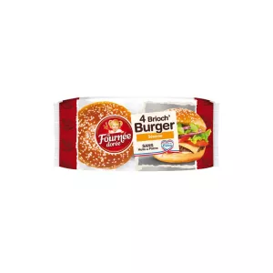 Brioche Burger Gergelim X4 250g