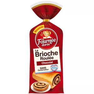 Brioche roulée chocolat 400g -LA FOURNEE DOREE