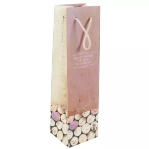 Sac Decor 1 Bouteille Bouchons