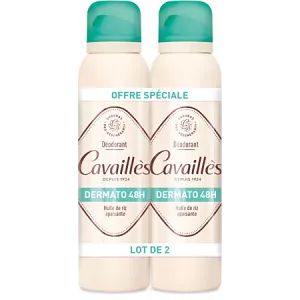 2x150ml Deo Spray 48h Derma Rc - Rogé Cavailles