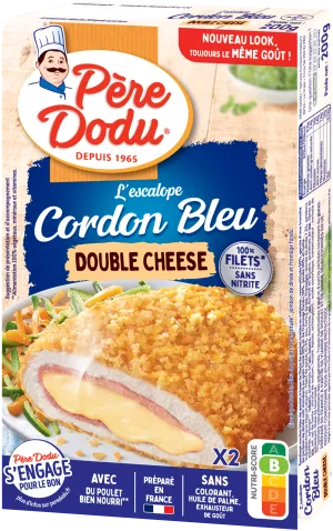 Cordon Bleu Double Cheese, 200g - PÈRE DODU