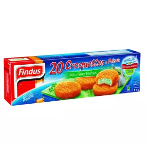 1kg 20 Croquettes Ail F Herbes - Findus