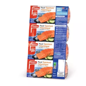 Pavés de saumon Altantique 4x110g - FINDUS