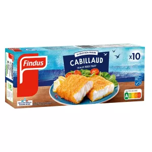 510g 10 Tp Cabillaud Gp Findus